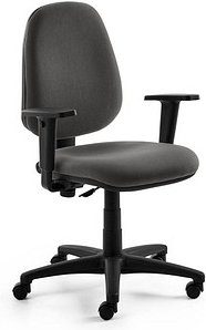 Mayer Bürostuhl myALPHA Stoff anthrazit, Gestell schwarz