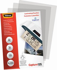 Fellowes Capture125 ImageLast Laminierfolien glänzend für A4 125 micron, 25 St.