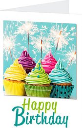 LUMA Geburtstagskarte Muffin LU2014 DIN B6, 1 St.