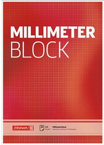 BRUNNEN Millimeterblock DIN A3 Millimeter, 1 St.