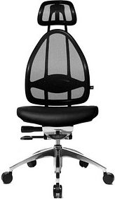 Topstar Bürostuhl Open Art, J190AS10 Stoff schwarz, Gestell alu