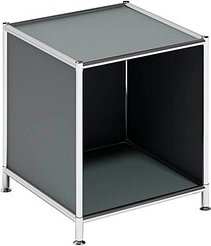 viasit Aktenregal System4 anthrazit 40,4 x 40,4 x 43,2 cm, 1 St.