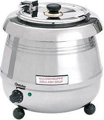 Bartscher Warmhaltetopf Suppentopf De Luxe silber 9,0 l 400 W