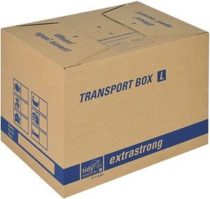 10 tidyPac® Umzugskartons Transport Box L 50,5 x 35,5 x 37,0 cm