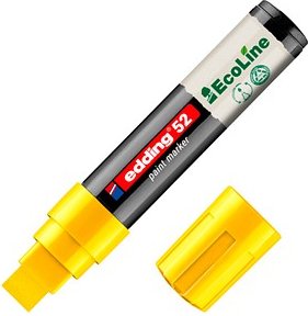 Thumbnail - edding 52 EcoLine Lackmarker gelb 4,0 - 15,0 mm, 1 St.