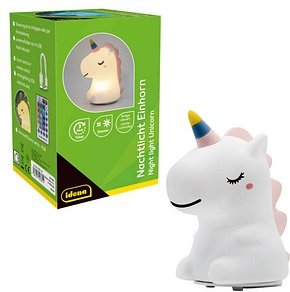 Idena Einhorn LED Nachtlicht weiß, 1 St.