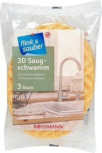 Thumbnail - flink & sauber 3D Saugschwamm, 3 St.