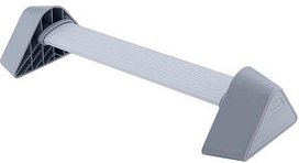 Kensington Fußstütze grau Kunststoff