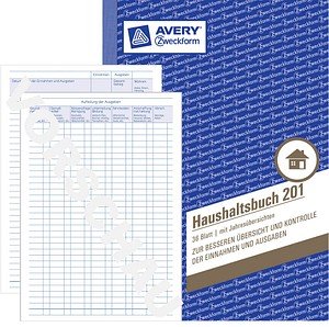 Thumbnail - AVERY Zweckform Haushaltsbuch Formularbuch 201, 1 St.
