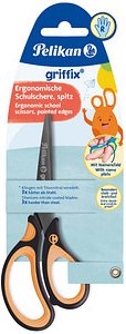 Thumbnail - Pelikan Papierschere griffix® schwarz-orange 14,0 cm