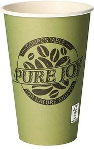 50 PAPSTAR Einweg-Kaffeebecher PURE JOY 0,3 l