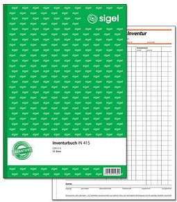 Thumbnail - SIGEL Inventurbuch IN415, 1 St.