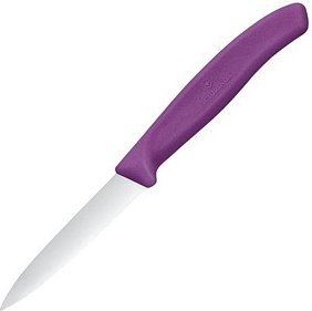 Thumbnail - VICTORINOX Küchenmesser Swiss Classic silber, violett glänzend, Klinge: 8,0 cm, 1 St.