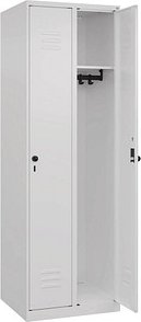 CP Spind Classic Plus verkehrsweiß 080000-20 S10012, 2 Schließfächer 60,0 x 50,0 x 185,0 cm