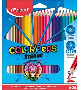 maped COLOR'PEPS STRONG Buntstifte farbsortiert, 24 St.