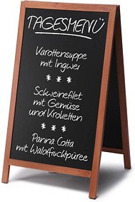 Thumbnail - Showdown® Displays Kundenstopper Natura braun 60,0 x 101,0 cm, 1 St.