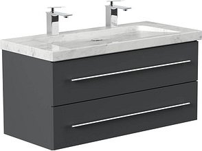 Thumbnail - POSSEIK Waschbecken mit Unterschrank WHITE YAMO 100 grafit 100,0 x 45,0 x 50,0 cm