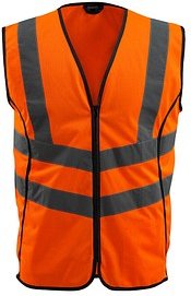 Thumbnail - MASCOT® unisex Warnweste Wingate fluororange Größe S