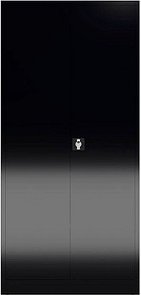 ClassiX Putzmittelschrank X-545549 tiefschwarz 92,0 x 42,0 x 194,5 cm, aufgebaut, 1 St.