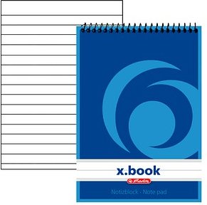 herlitz Notizblock x.book DIN A6 liniert, 1 St.