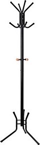 SONGMICS Kleiderständer RCR17B schwarz Metall 8 Haken 49,0 x 176,0 cm