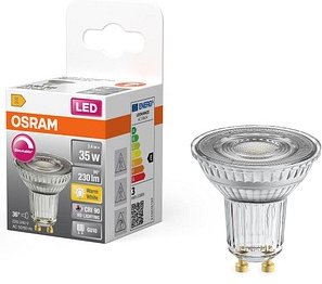 OSRAM LED-Lampe Superstar PAR 16 GU10 2,4 W klar