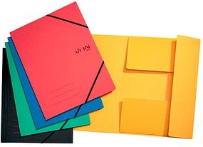 VON LEITZ Eckspanner DIN A4 farbsortiert, 5 St.