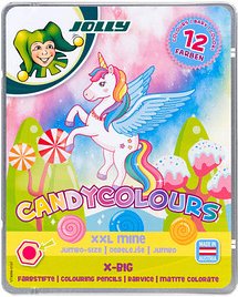 JOLLY X-BIG CANDYCOLOURS Buntstifte farbsortiert, 12 St.
