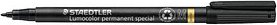 Thumbnail - STAEDTLER Lumocolor special Folienstift schwarz 1,0 mm permanent, 1 St.