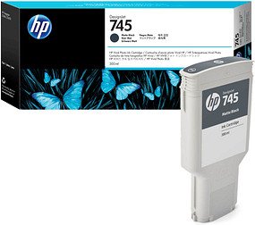 HP 745 (F9K05A) Matt schwarz Druckerpatrone