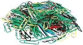 dundee Büroklammern farbsortiert lackiert, 1.000 St.