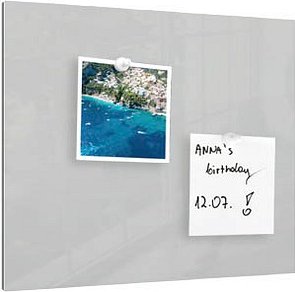 ALLboards Glas-Magnettafel 50,0 x 50,0 cm grau