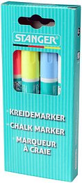 Thumbnail - STANGER small Kreidemarker farbsortiert 2,0 - 6,0 mm, 4 St.