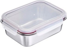 Thumbnail - WESTMARK Frischhaltedose 7,0 cm hoch silber 1,3 l, 1 St.