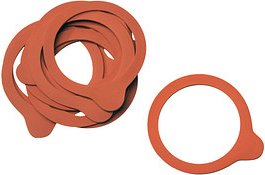 Thumbnail - APS Gummiringe für Einmachgläser orange, 10 St.