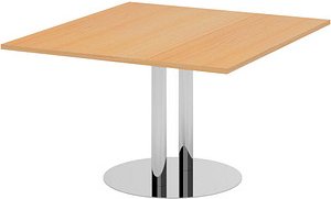 HAMMERBACHER Verbindungsplatte KT12S buche, chrom rechteckig 120,0 x 130,0 x 74,0 cm