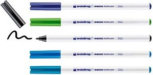 edding 4600 cool Textilmarker farbsortiert 1,0 mm, 5 St.
