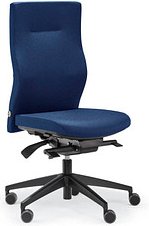 ORIGINAL STEIFENSAND Bürostuhl Seno Comfort, SC 23501S2 251 Stoff blau, Gestell schwarz