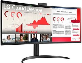 Thumbnail - LG 34CR651W-BP All-in-One PC, 8 GB RAM, 256 GB SSD, Intel Pentium Silver N6005