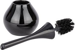 Thumbnail - WENKO WC-Garnitur Flakon schwarz Stein, 1 St.