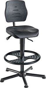 Thumbnail - meychair Arbeitsdrehstuhl W15-H-PU-FR3 schwarz