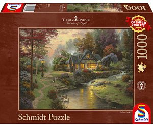 Schmidt Thomas Kinkade Friedliche Abendstimmung Puzzle, 1000 Teile