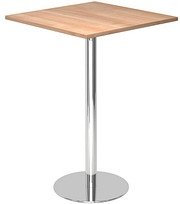HAMMERBACHER Stehtisch nussbaum 80,0 x 80,0 x 111,6 cm
