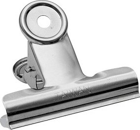 WEDO Briefklemmer silber 5,0 cm, 12 St.
