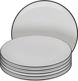 ID Fine Teller Modest Black Lona grau Ø 30,0 cm, 6 St.