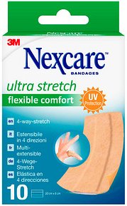 Nexcare™ Pflaster Ultra Stretch Flexible Comfort N1170BNEW beige 6,0 x 10,0 cm, 10 St.