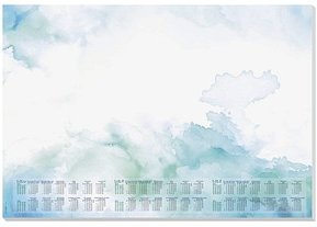 Thumbnail - SIGEL Schreibtischunterlage DESIGN 206/2027/2028 blau/grün Papier 59,5 x 41,0 cm, 30 Blatt
