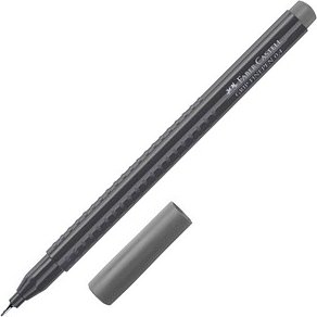 FABER-CASTELL Grip Fineliner grau 0,4 mm, 1 St.