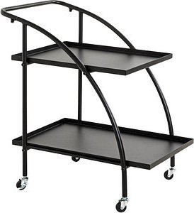 HAKU Möbel Servierwagen schwarz 68,0 x 42,0 x 71,0 cm