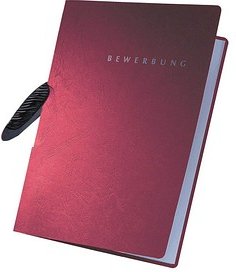 PAGNA Bewerbungsmappe Swing DIN A4 rot, 1 St.